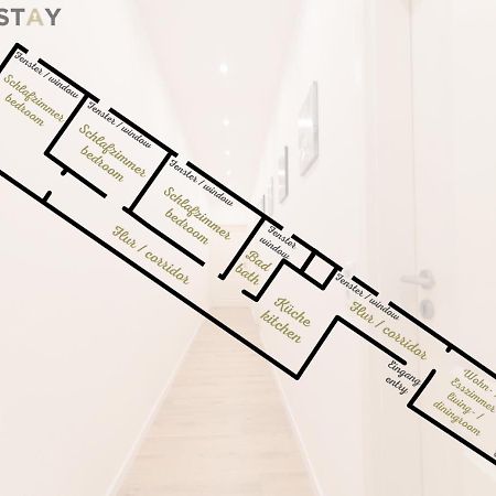 Peter Apartments - Premium Wohnung I 95Qm I 3 Schlafzimmer I Grosses Bad I Kueche I Wohnzimmer I Tv Фульда Екстер'єр фото